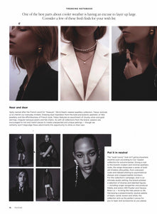 Silk & Steel Jewellery Tresor Collection Fashion Quarterly Magazine