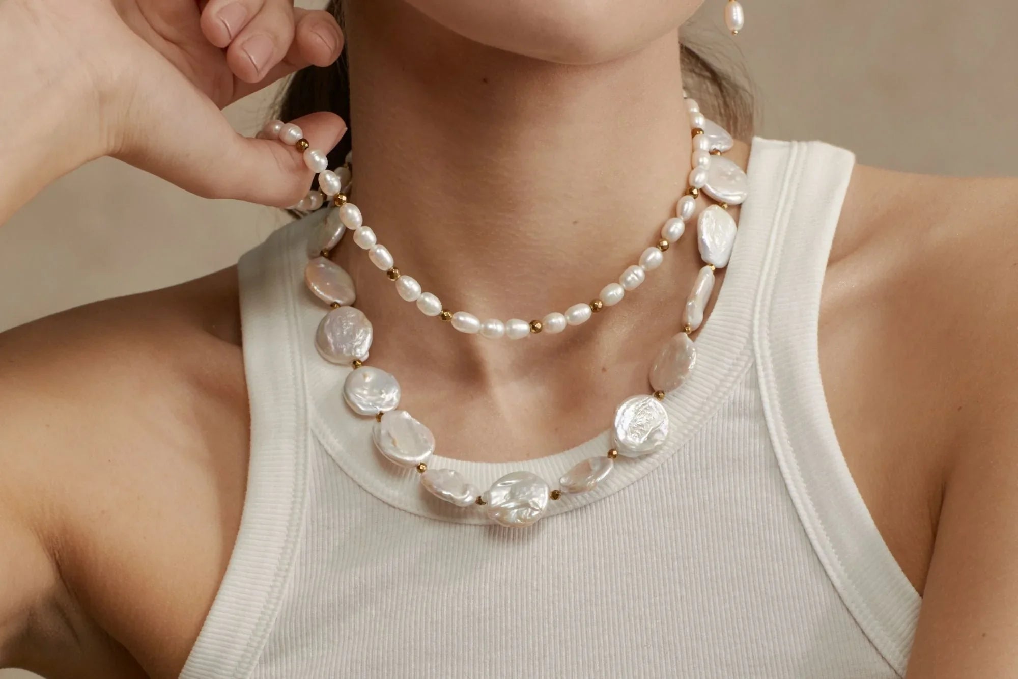 Silk & Steel Pearl Jewellery