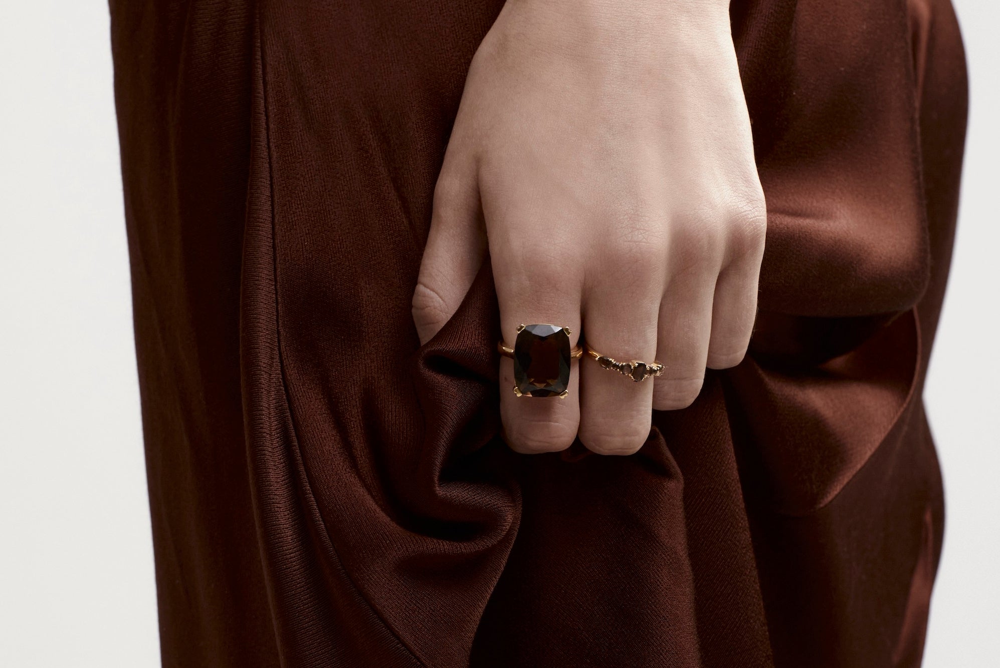 Silk & Steel Smokey Quartz Jewellery