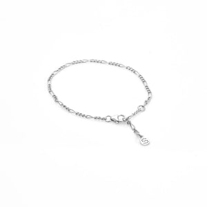 Silk & Steel Jewellery Figaro Fine Bracelet - Silver