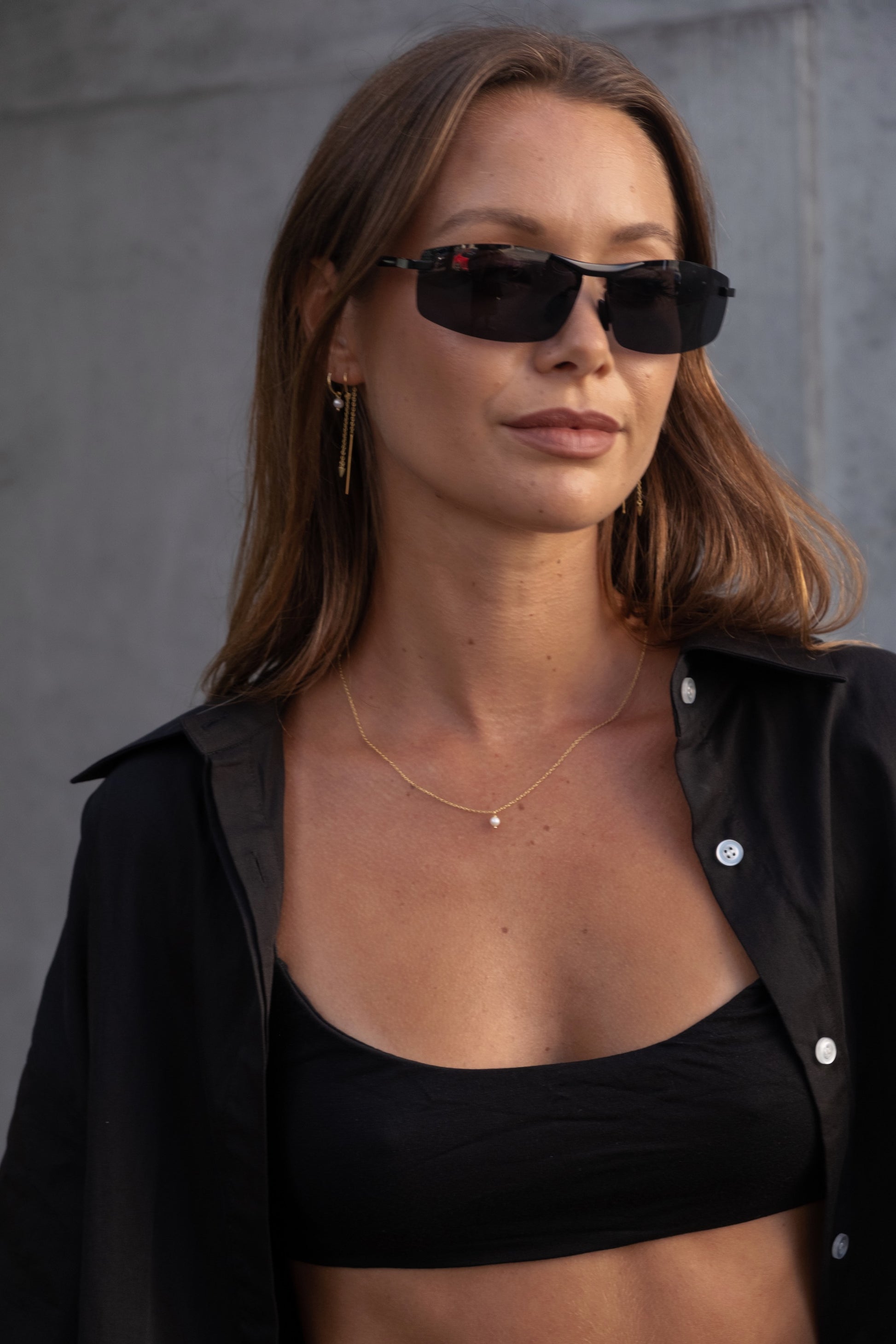 Silk & Steel Jewellery Superfine Mini Pearl Hoops Silver