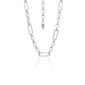 Silk & Steel Jewellery Luxe Necklace Silver Stainless Steel