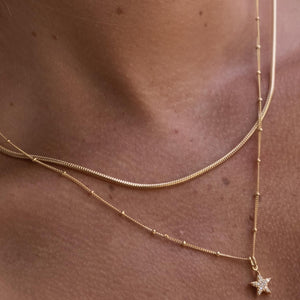 Silk & Steel Jewellery Roma Necklace Gold