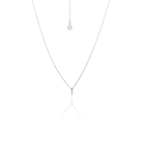 Silk & Steel Jewellery Superfine Mini Spike Necklace Silver