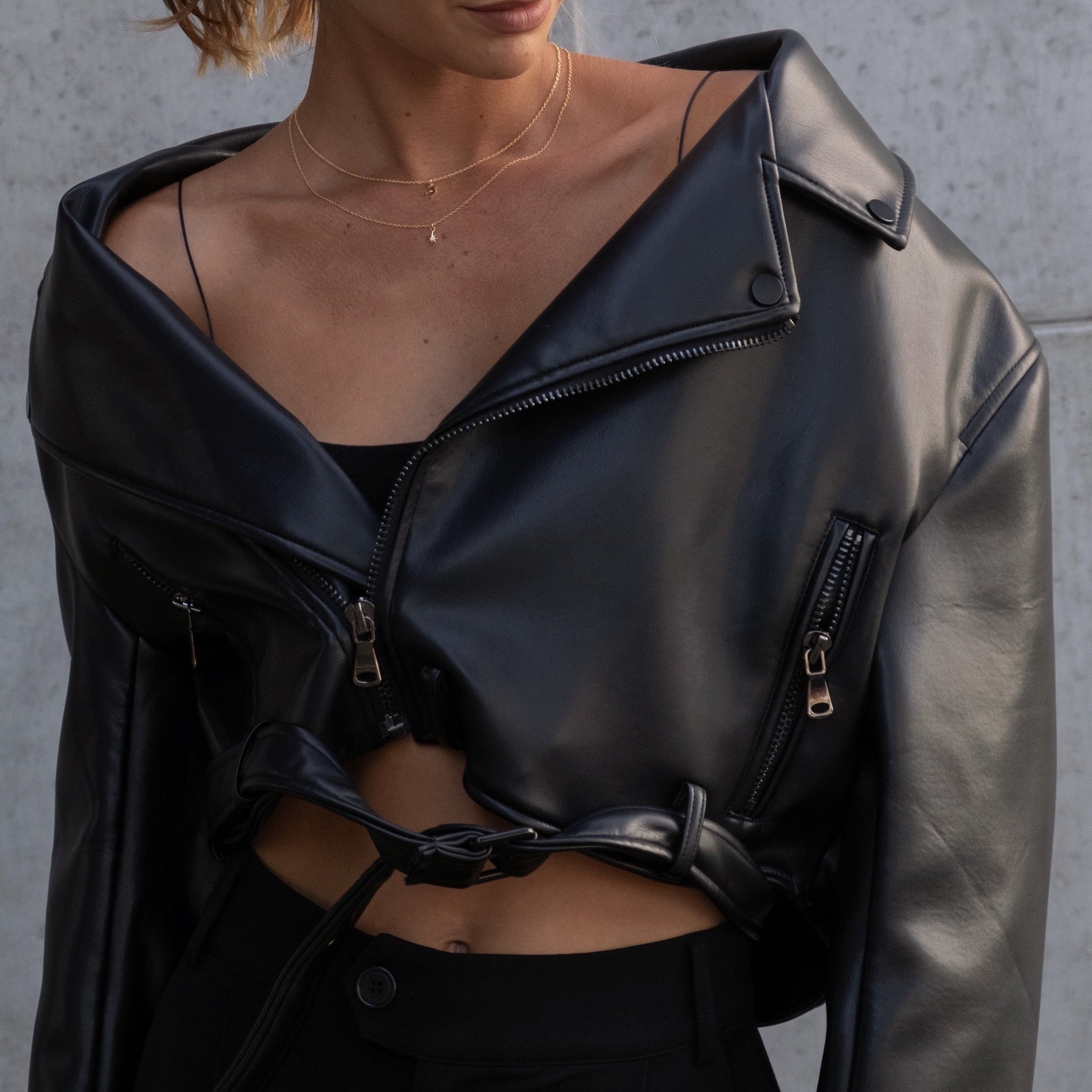 Silk & Steel Jewellery Superfine Talisman Petite Star Necklace White Topaz + Silver