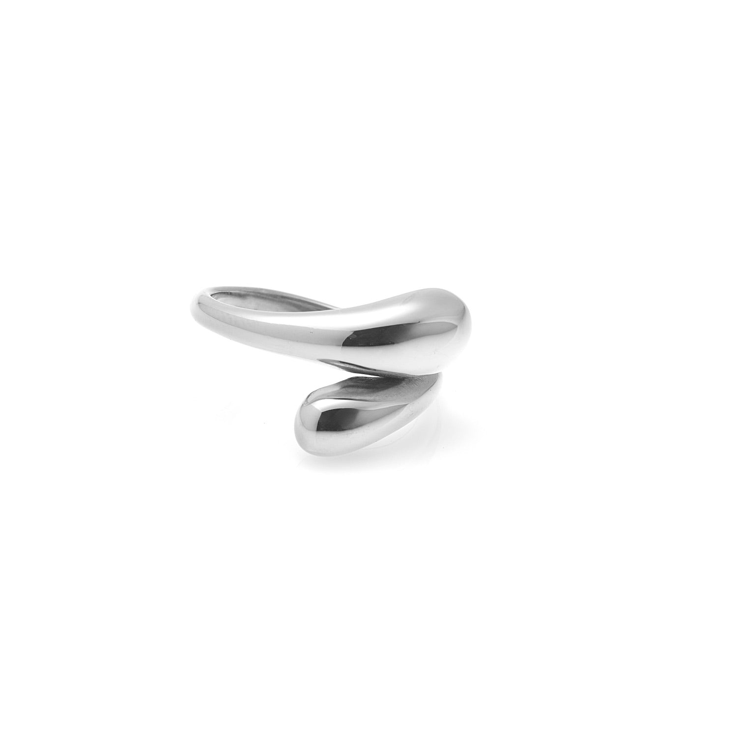 Silk & Steel Aura ring in silver stainless steel