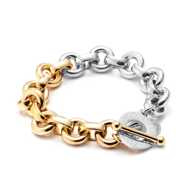Silk & Steel Two-tone Heirloom bracelet
