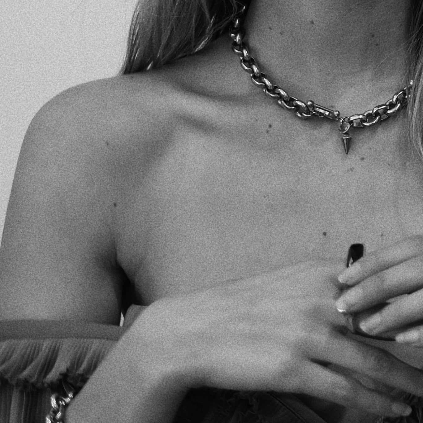 Silk & Steel Jewellery Heirloom Necklace Silver