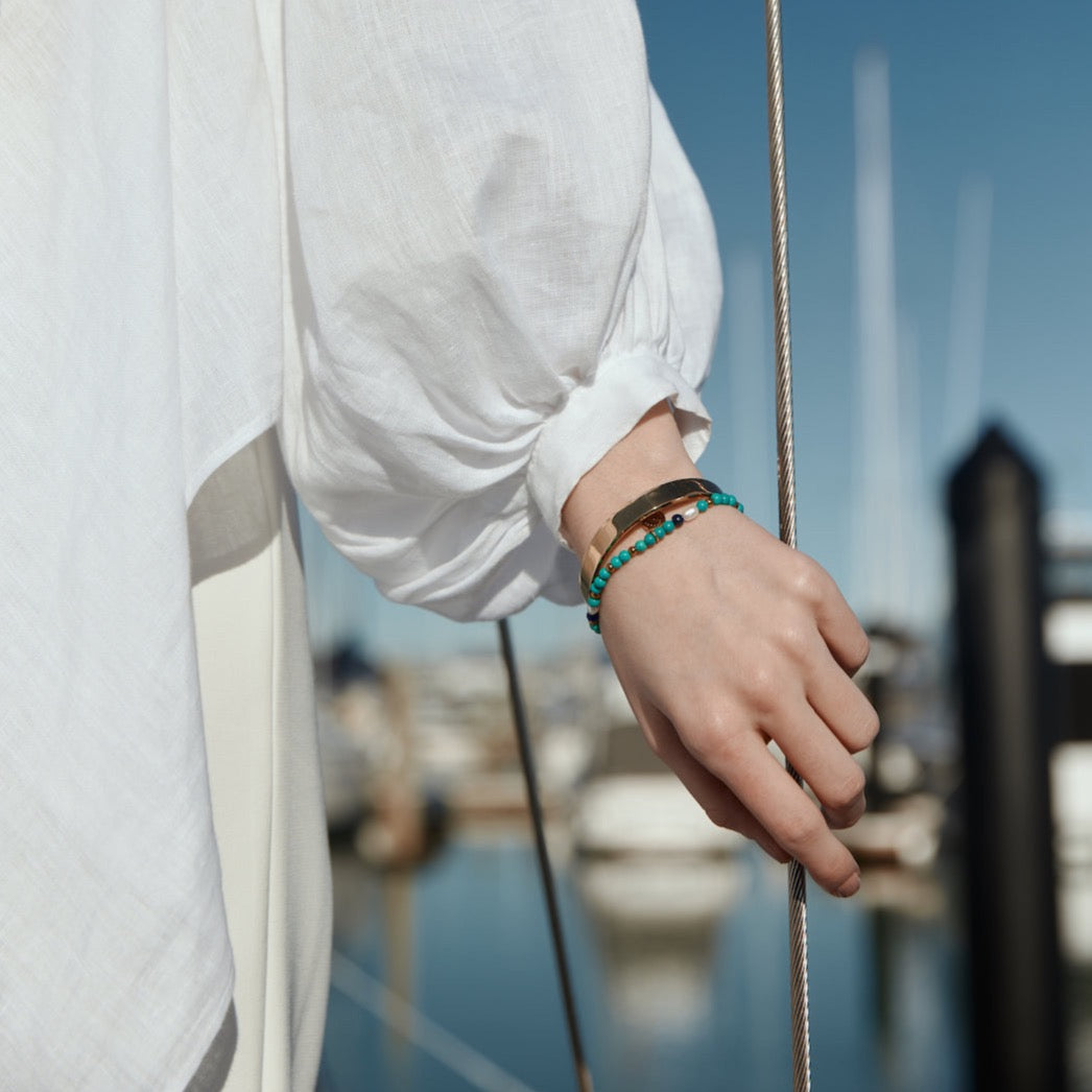 Silk & Steel Jewellery Luccia Bangle Silver