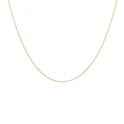 Silk & Steel Jewellery Fine Rope Necklace Gold