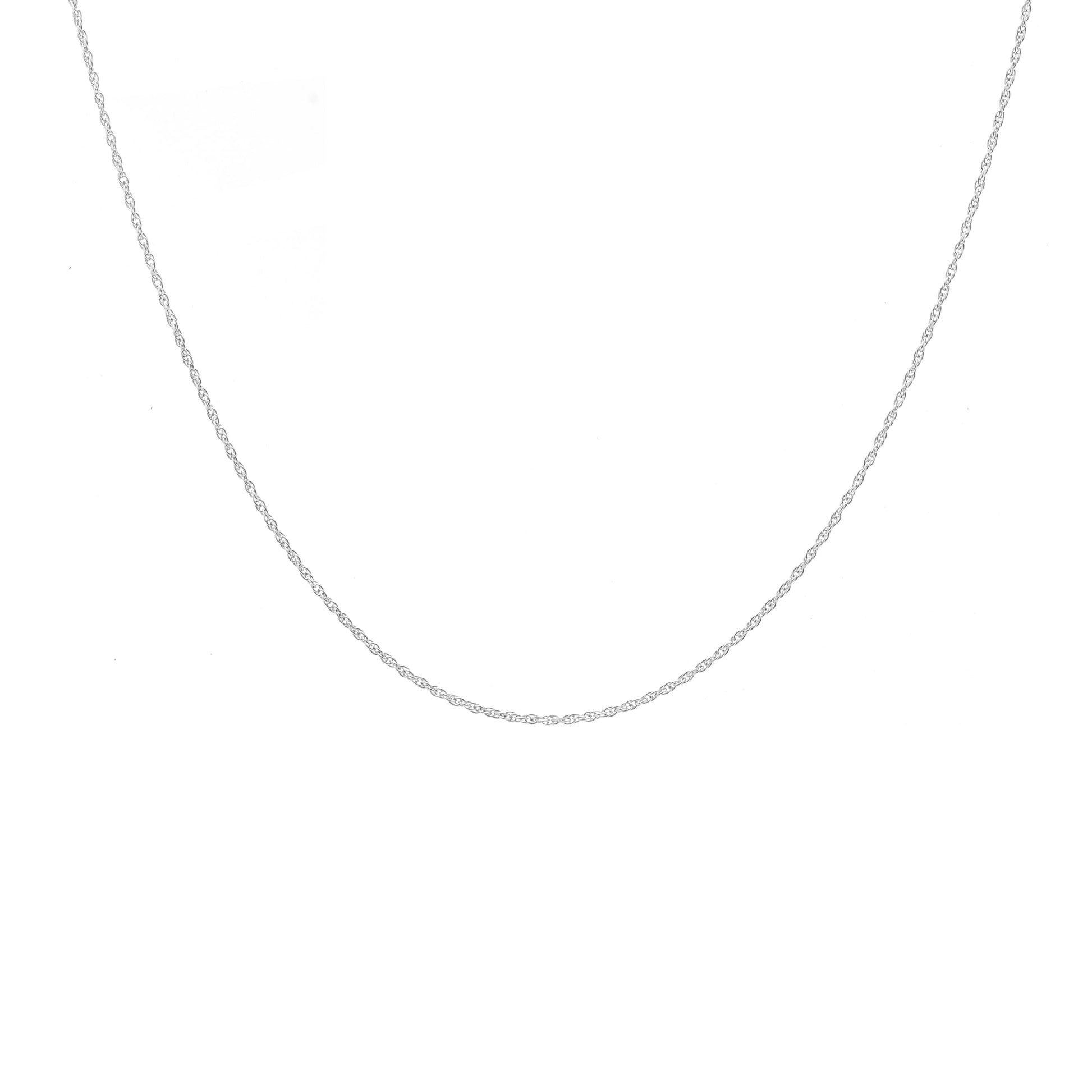 Silk & Steel Jewellery Fine Rope Necklace Silver