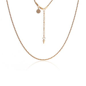 Silk & Steel Jewellery Rosa Necklace Gold