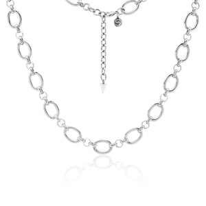 Silk & Steel Jewellery Sol Necklace Silver