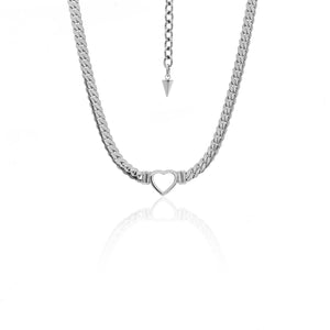 Silk & Steel Jewellery Valentina Necklace Silver