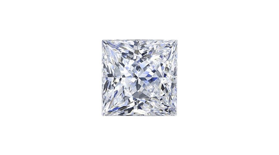 Silk & Steel Princess Cut Diamond