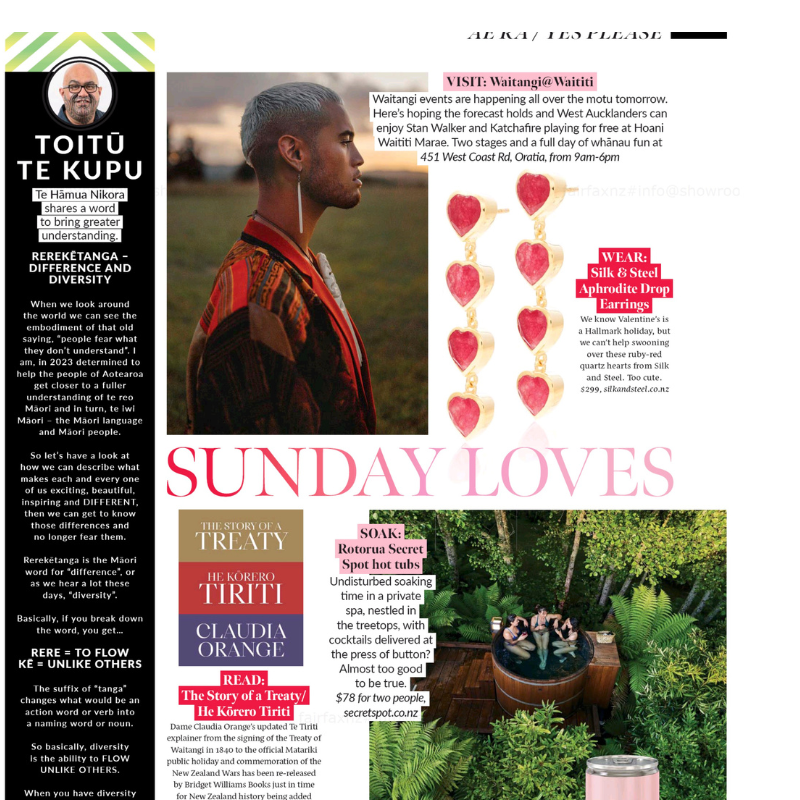 Silk & Steel Jewellery Aphrodite Drop Earrings Sunday Magazine