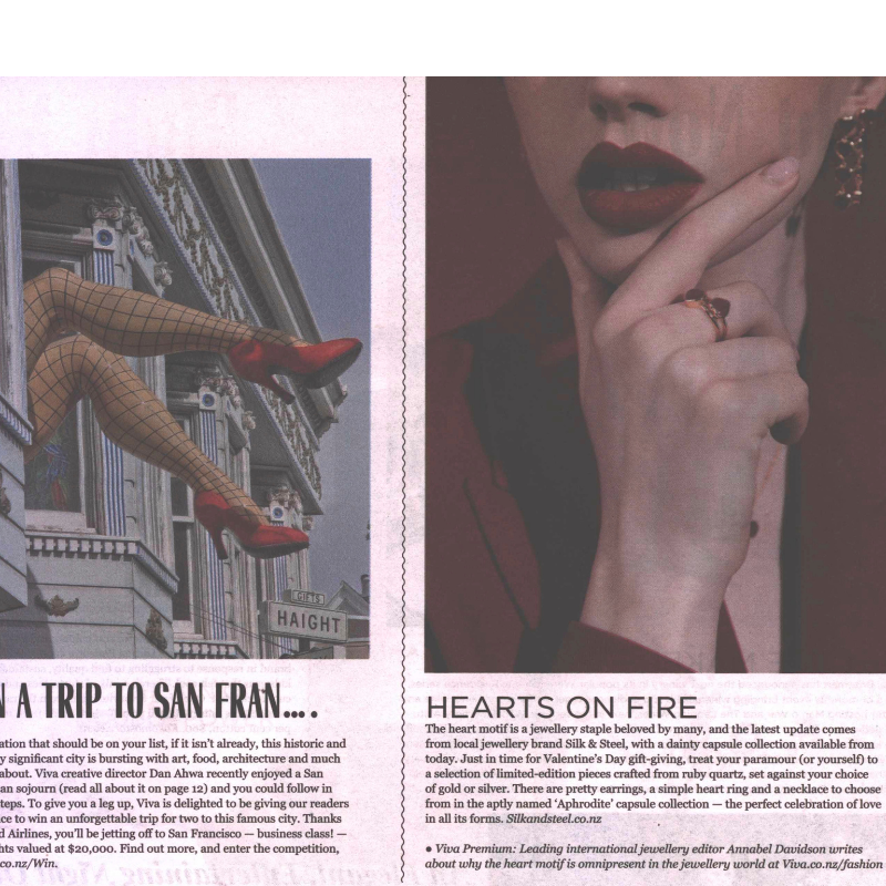 Silk & Steel Jewellery Aphrodite Collection Viva Magazine