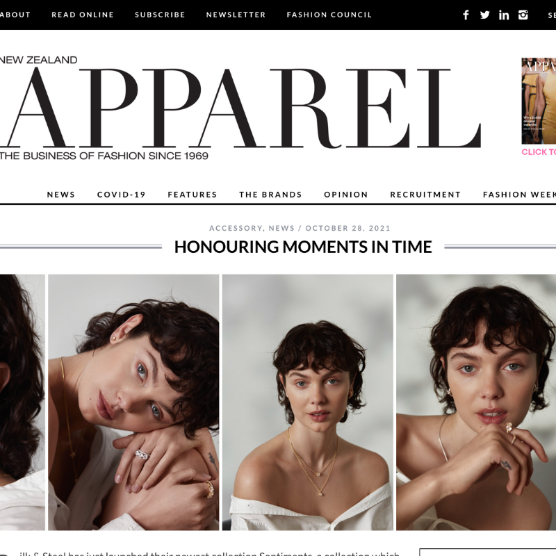 Silk & Steel Jewellery Sentiments Collection Apparel Magazine