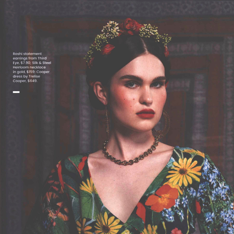 Silk & Steel Jewellery Heirloom Necklace Woman Magazine