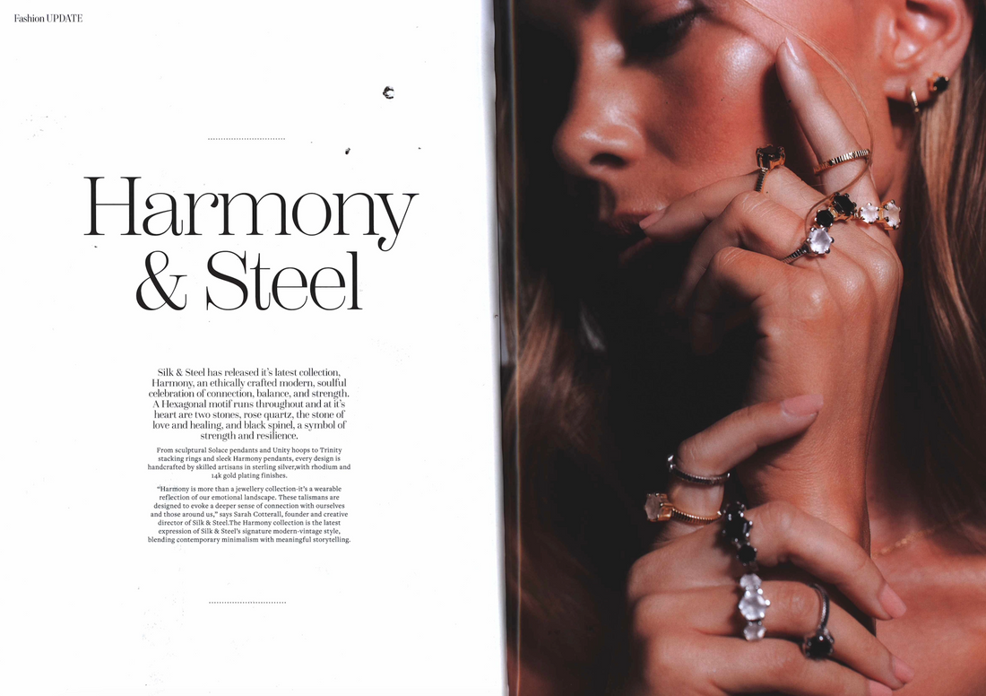 Harmony Collection by Silk & Steel Jewellery featured in M2 Woman