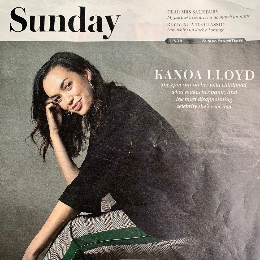 Kanoa Lloyd Sunday Magazine Silk & Steel Jewellery Regal Earrings