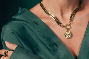 Silk & Steel Statement Necklaces