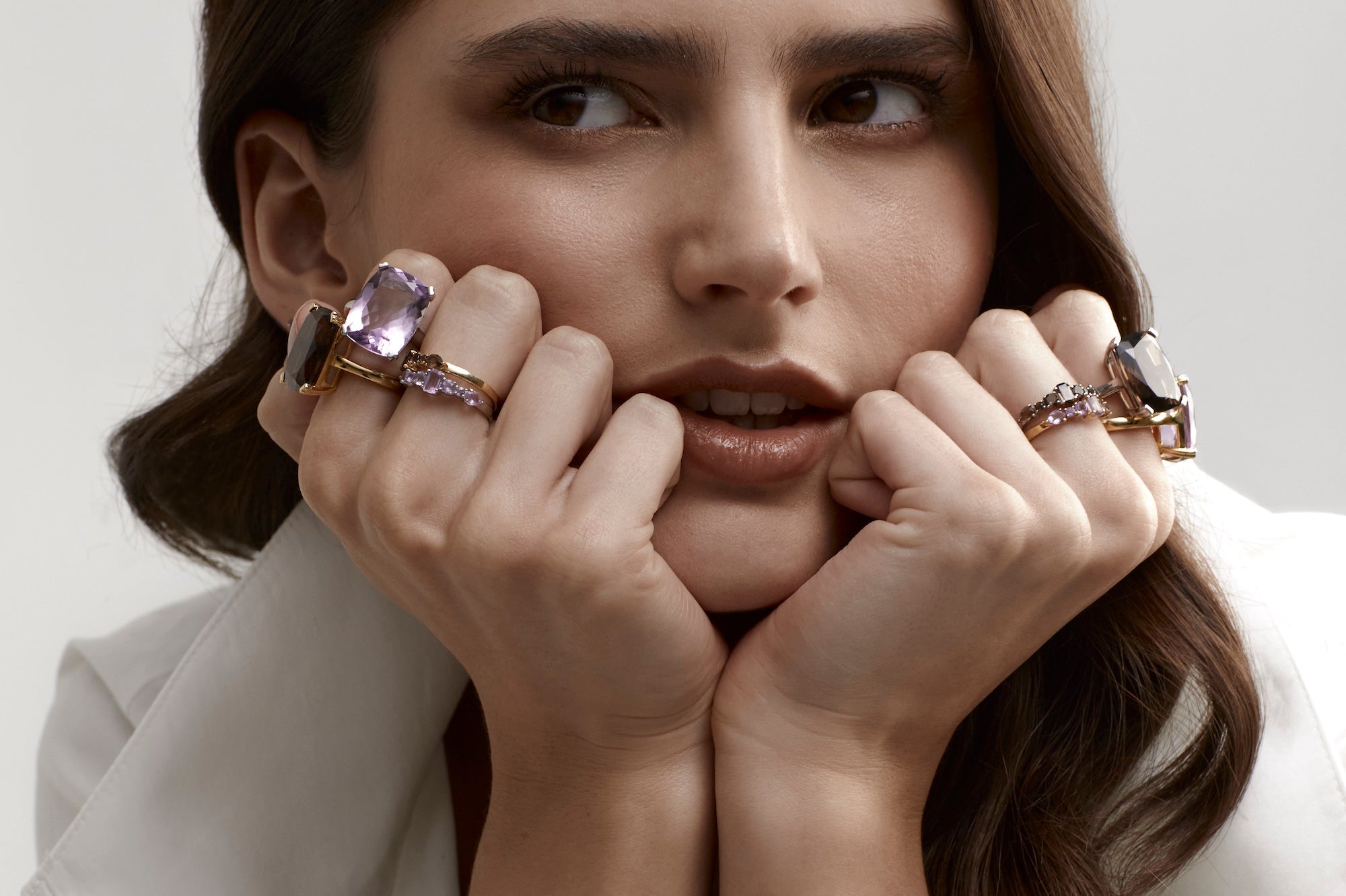 Silk & Steel Cocktail Rings