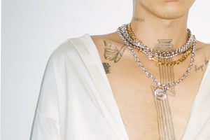 Silk & Steel Men's Necklaces