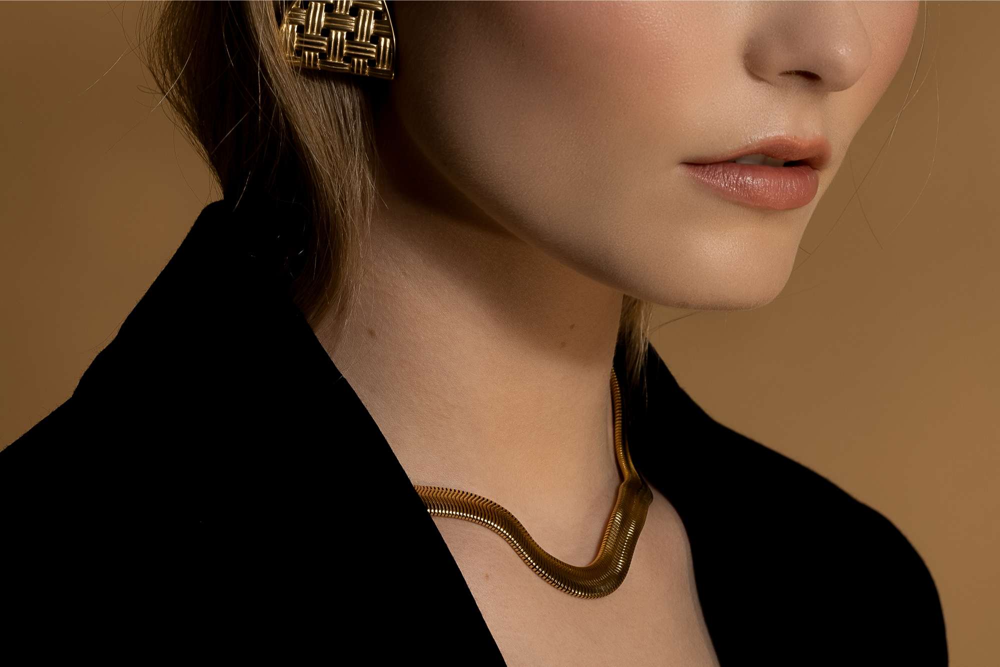 Silk & Steel Gold Plated Necklaces