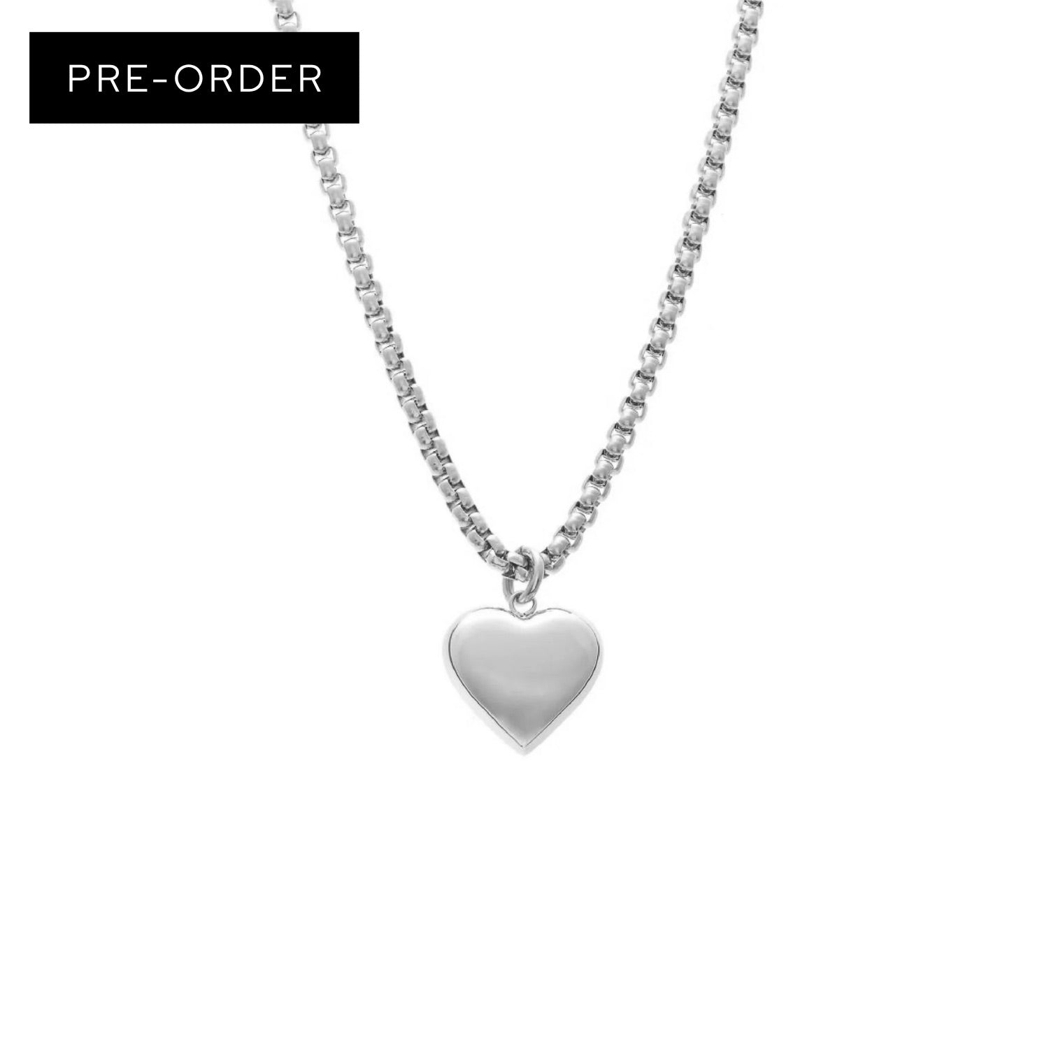 Bisous Necklace Silver