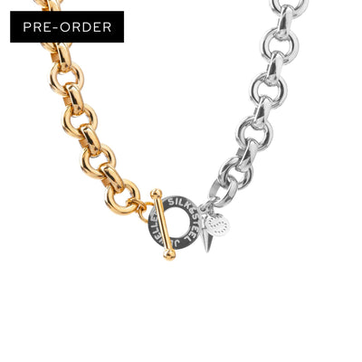 Heirloom Two-Tone Necklace Gold + Silver