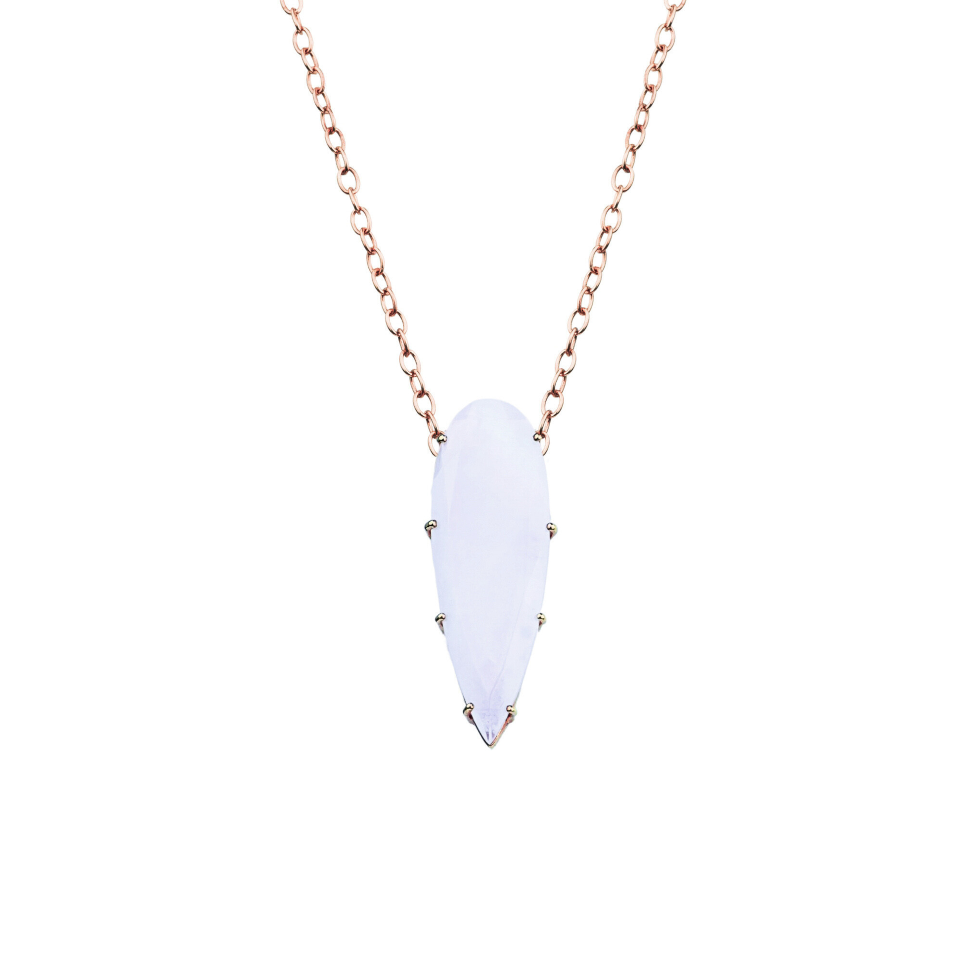Diva Necklace Moonstone + Gold