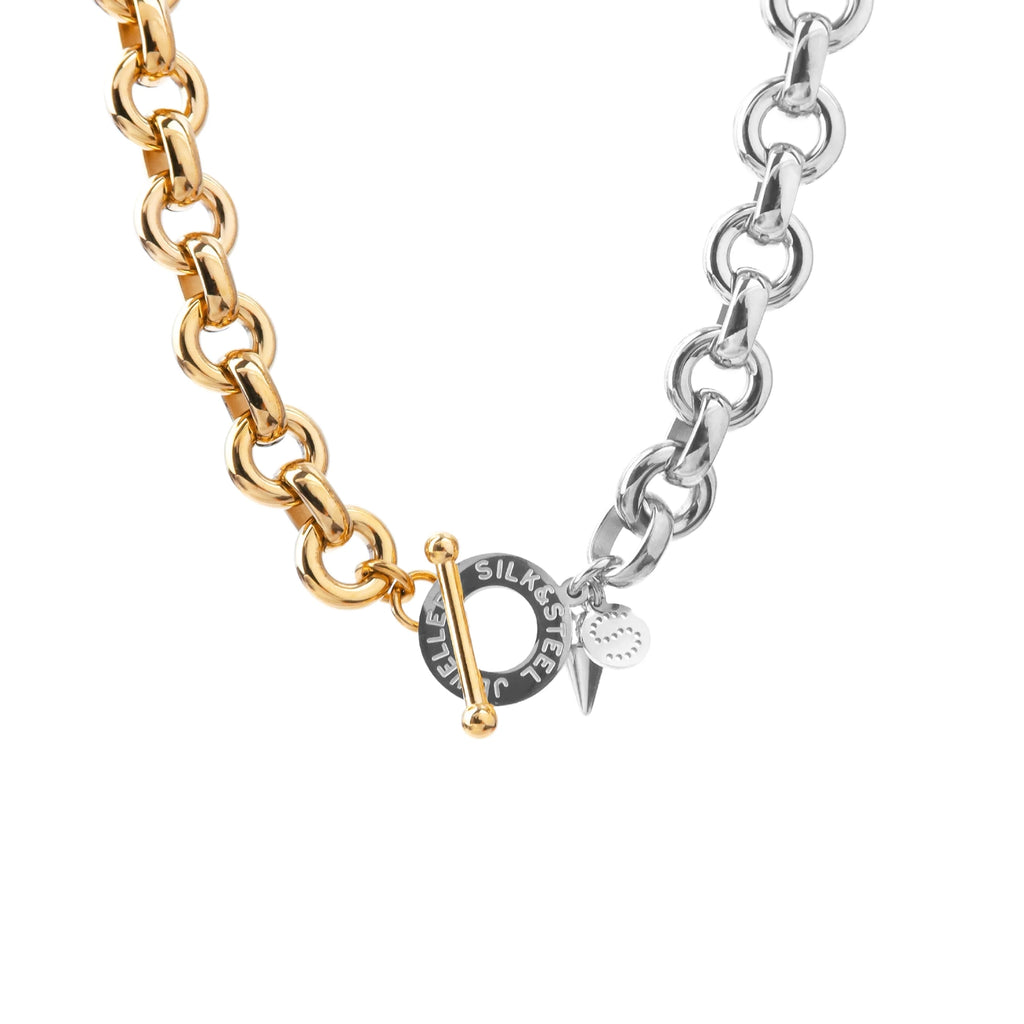 Heirloom Two-Tone Necklace Gold + Silver