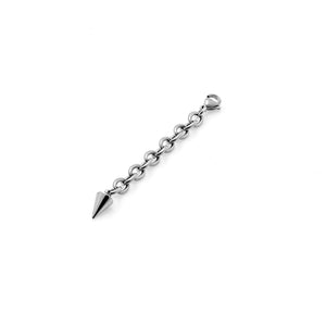 Silk & Steel extension chain in silver stainless steel