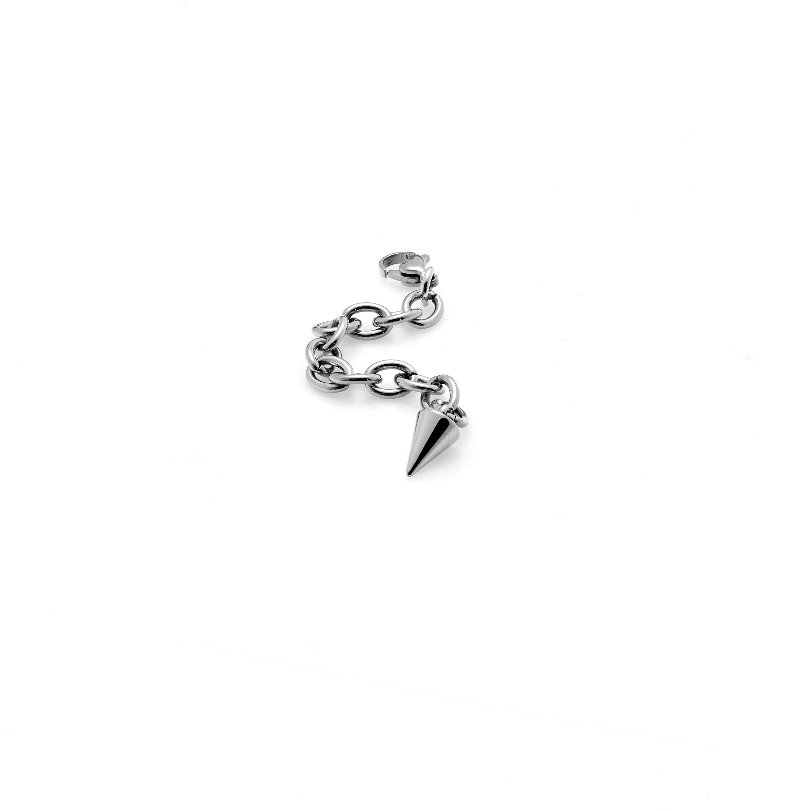 Silk & Steel extension chain in silver stainless steel