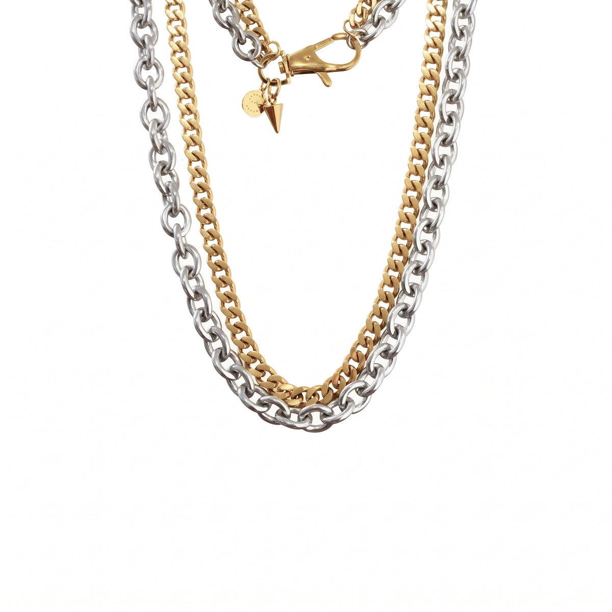 Layered Two Tone Necklace