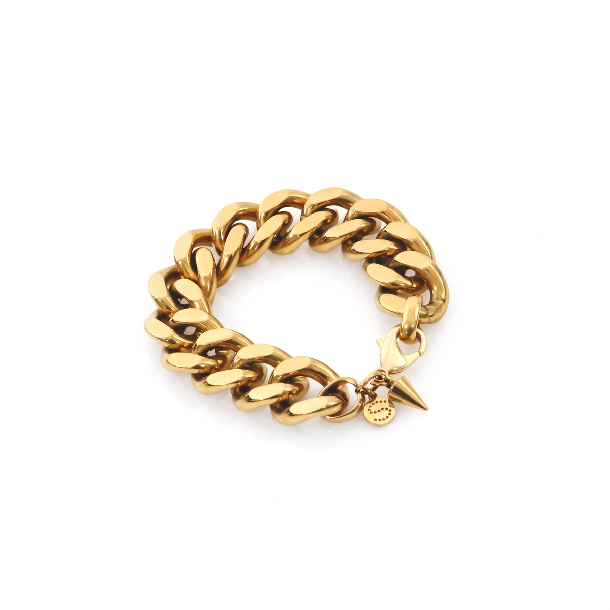 Statement Chain Bracelet Gold
