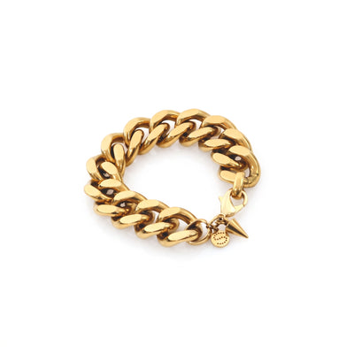 Statement Chain Bracelet Gold