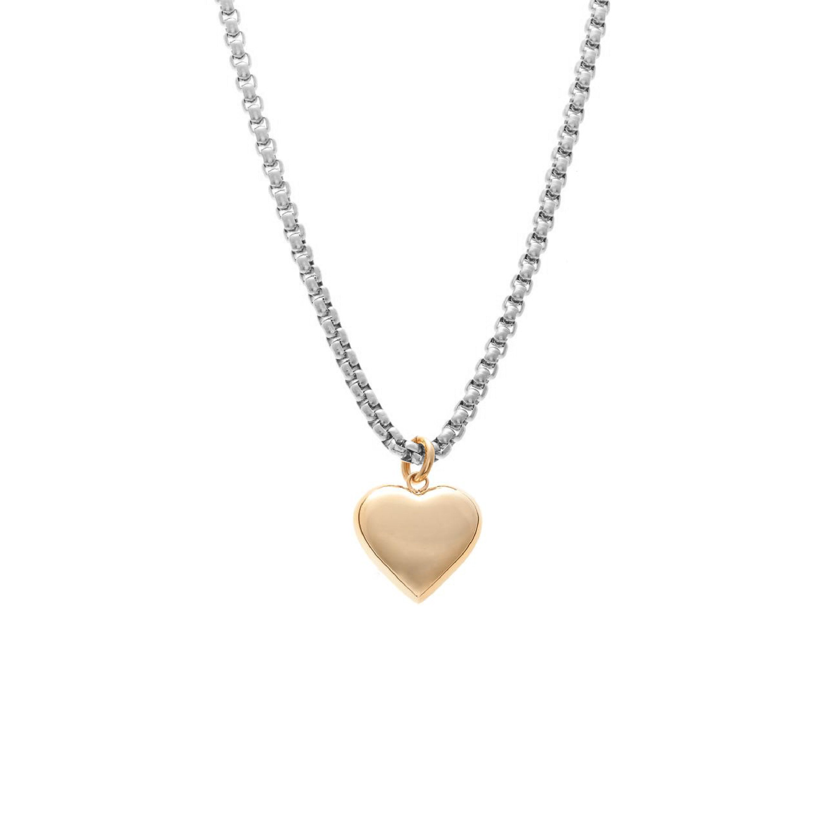 Bisous Necklace Gold + Silver