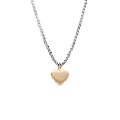 Bisous Necklace Gold + Silver