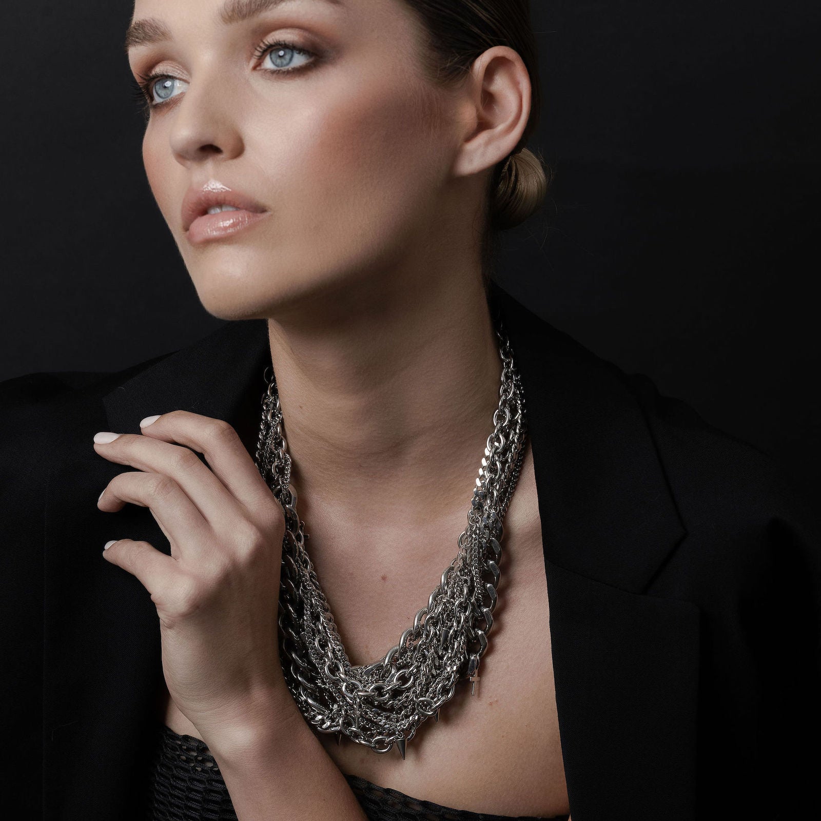 Organised Chaos Silver Necklace