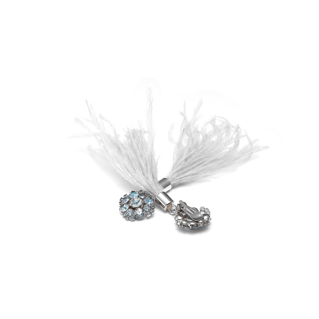 Blue Weiss Crystal Earrings