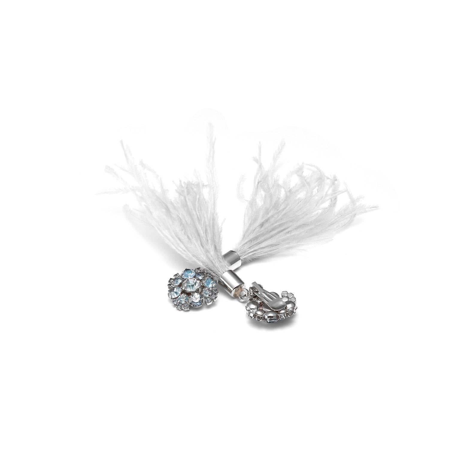 Blue Weiss Crystal Earrings