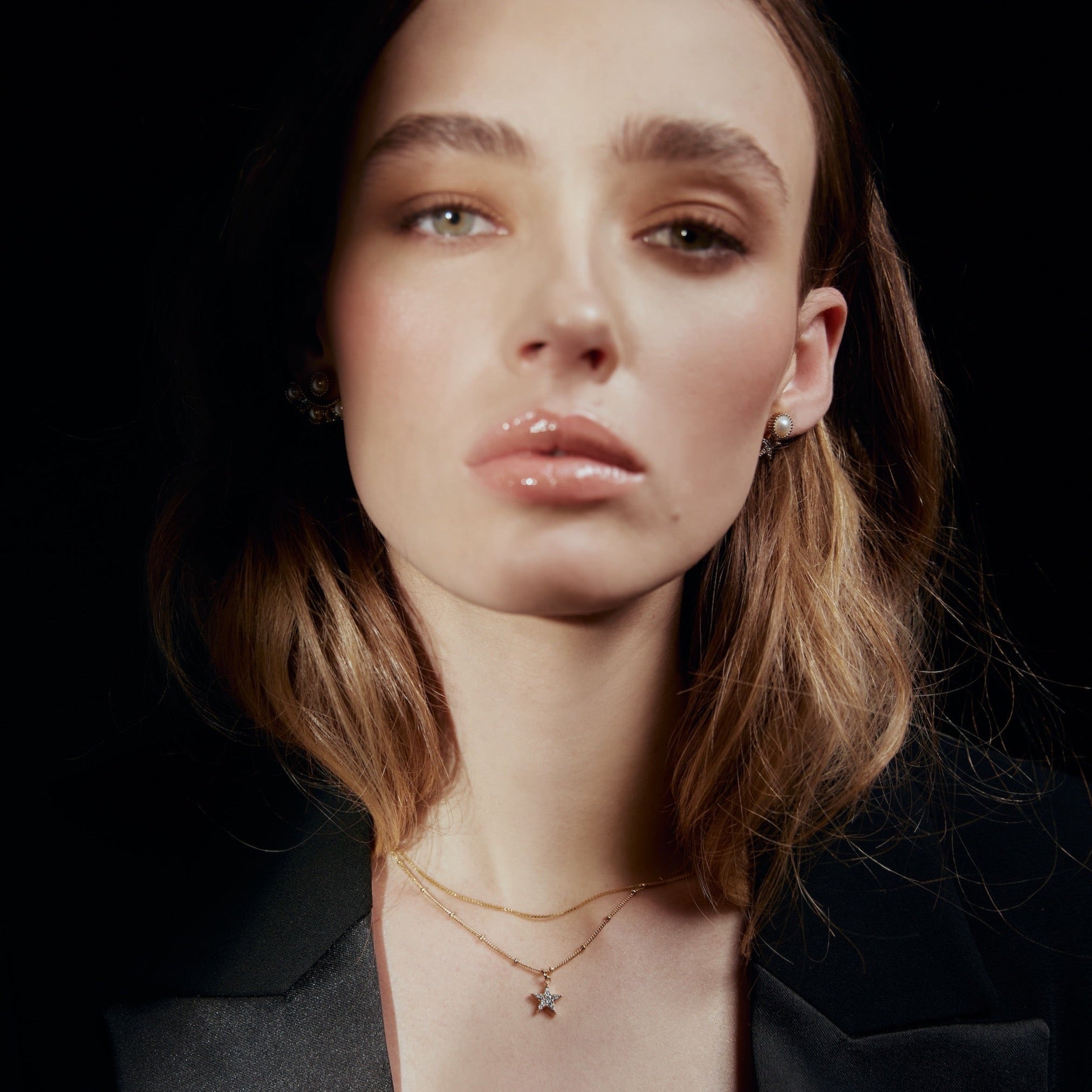 Silk & Steel Jewellery Lumiere Star Necklace Silver - Party Jewellery 