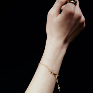 Silk & Steel Jewellery Lumiere Bracelet Gold
