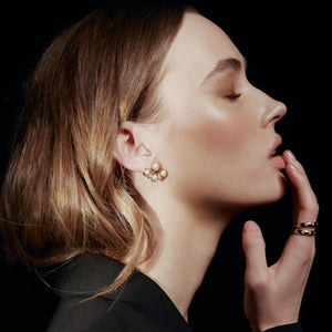 Silk & Steel Jewellery Lumiere Ring Gold - Christmas Jewellery
