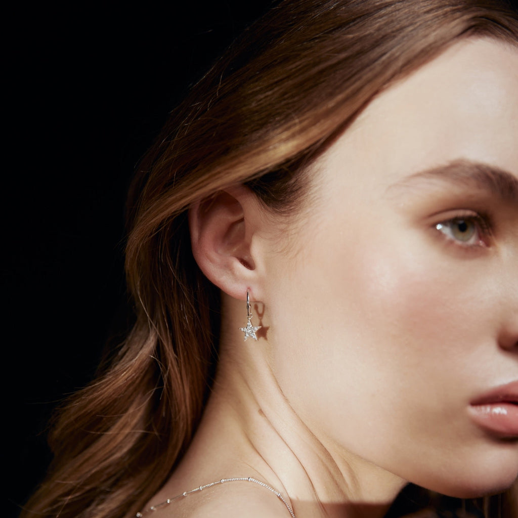 Silk & Steel Jewellery Lumiere Hoops Gold