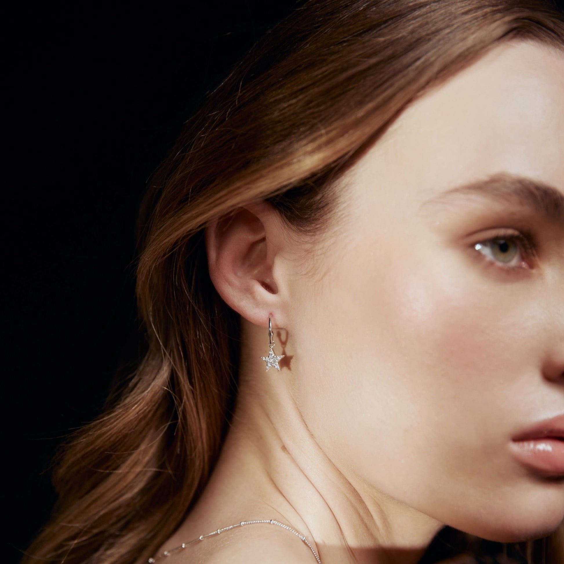 Silk & Steel Jewellery Lumiere Hoops Gold