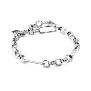 Silk & Steel Jewellery Luxe Bracelet Silver