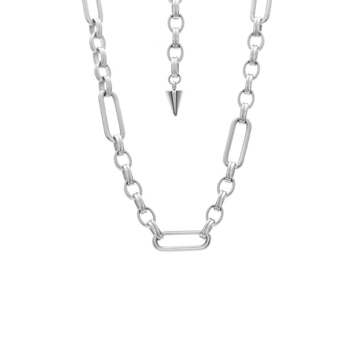 Luxe Necklace | Vintage-Inspired Heirloom | Silk & Steel